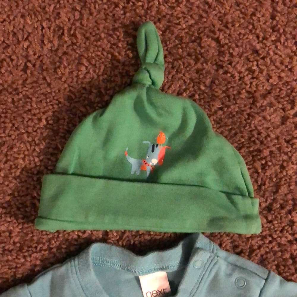 2 Next Brand Boys Rompers Sets - 0-3m - Picture 3 of 8